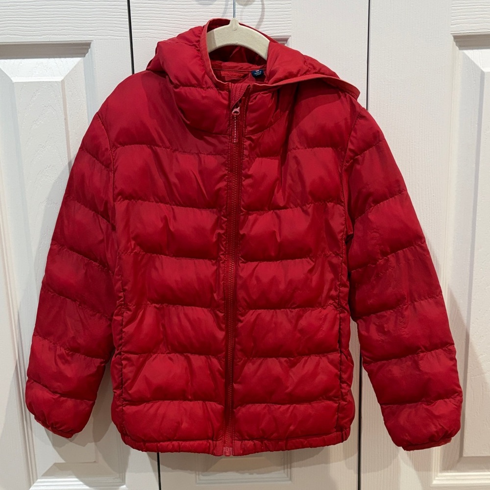 Uniqlo Kids Red Puffer Jacket